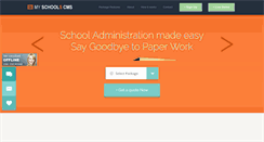 Desktop Screenshot of myschoolscms.com