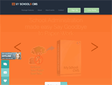 Tablet Screenshot of myschoolscms.com